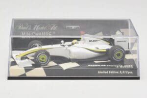Brawn GP Mercedes BGP001 #22 J. Button Showcar 2009 Minichamps 1:43 400090092 Metaal — afbeelding 5 van 5