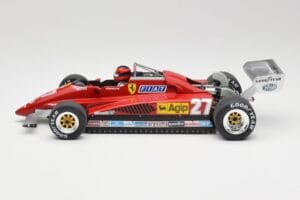 Ferrari 126C2 #27 G. Villeneuve GP Belgium 1982 MCG 1:18 MCG18629F Metaal — afbeelding 3 van 6
