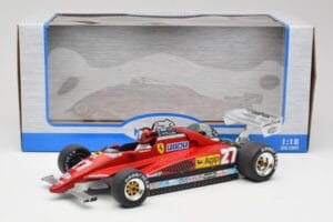 Ferrari 126C2 #27 G. Villeneuve GP Belgium 1982 MCG 1:18 MCG18629F Metaal — afbeelding 6 van 6