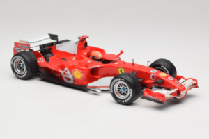 Ferrari 248 F1 #5 M. Schumacher German GP Hockenheimring 2006 Hot Wheels 1:18 J2887 Metaal — afbeelding 4 van 6