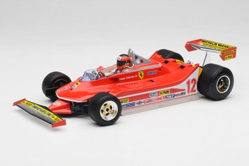 Ferrari 312T4 #12 G. Villeneuve United States Grand Prix East Winner 1979 Bburago 1:18 18-16814-18-01546 Metaal