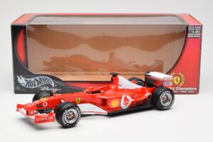 Ferrari F2003-GA F1 Constructors World Champions 2003 Hot Wheels 1:18 G3764 Metaal — afbeelding 7 van 7