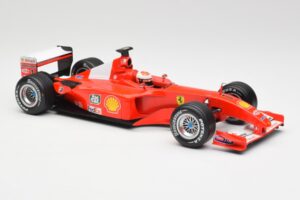 Ferrari F2001 #1 M. Schumacher F1 World Champion 2001 Rood Hot Wheels 1:18 50202 Metaal — afbeelding 4 van 6
