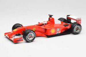 Ferrari F2001 #1 M. Schumacher F1 World Champion 2001 Rood Hot Wheels 1:18 50202 Metaal