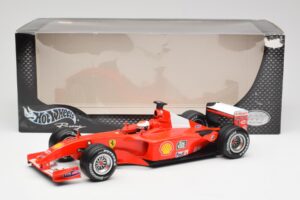 Ferrari F2001 #1 M. Schumacher F1 World Champion 2001 Rood Hot Wheels 1:18 50202 Metaal — afbeelding 6 van 6