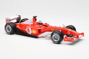 Ferrari F2003-GA #2 R. Barrichello F1 2003 Hot Wheels 1:18 B1024 Metaal — afbeelding 4 van 6