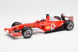 Ferrari F2003-GA #2 R. Barrichello F1 2003 Hot Wheels 1:18 B1024 Metaal