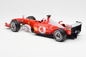 Ferrari F2003-GA #2 R. Barrichello F1 2003 Hot Wheels 1:18 B1024 Metaal — afbeelding 5 van 6