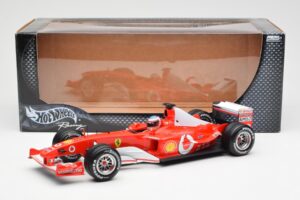Ferrari F2003-GA #2 R. Barrichello F1 2003 Hot Wheels 1:18 B1024 Metaal — afbeelding 6 van 6