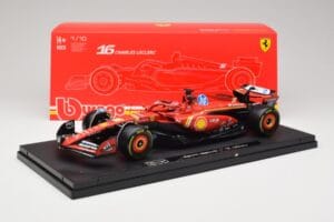 Ferrari SF-24 #16 C. Leclerc Emilia Romagna Grand Prix 2024 Bburago 1:18 18-16821-L-IMOLA-SHOWCASE Metaal — afbeelding 7 van 7