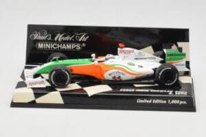 Force India Mercedes VJM02 #20 A. Sutil Showcar 2009 Minichamps 1:43 Force India Mercedes VJM02 #20 A. Sutil Showcar 2009 Minichamps 1:43 400090090 Metaal