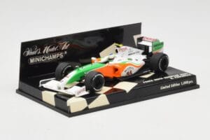 Force India Mercedes VJM02 #21 G. Fisichella Showcar 2009 Minichamps 1:43 400090091 Metaal — afbeelding 2 van 5