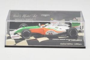 Force India Mercedes VJM02 #21 G. Fisichella Showcar 2009 Minichamps 1:43 400090091 Metaal — afbeelding 5 van 5