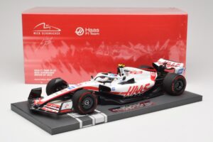 Haas VF-22 #47 M. Schumacher British GP 2022 Minichamps 1:18 117221047 Hars — afbeelding 7 van 7