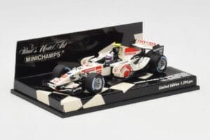Honda RA106 A. Davidson Test Driver F1 2006 Minichamps 1:43 400060036 Metaal — afbeelding 2 van 5