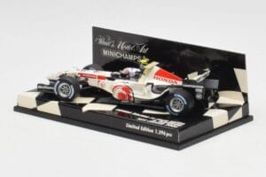 Honda RA106 A. Davidson Test Driver F1 2006 Minichamps 1:43 400060036 Metaal — afbeelding 3 van 5