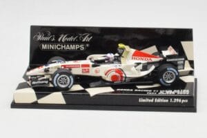 Honda RA106 A. Davidson Test Driver F1 2006 Minichamps 1:43 400060036 Metaal