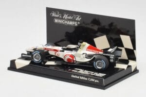 Honda RA106 #12 J. Button Hungarian GP Winner F1 2006 Minichamps 1:43 400060112 Metaal — afbeelding 3 van 5