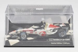 Honda RA106 #12 J. Button Hungarian GP Winner F1 2006 Minichamps 1:43 400060112 Metaal — afbeelding 5 van 5