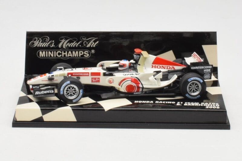 Honda RA106 #11 R. Barrichello F1 2006 Minichamps 1:43 400060011 Metaal