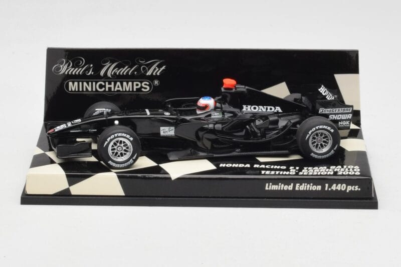 Honda RA106 #11 R. Barrichello Test Car 2006 Minichamps 1:43 400060211 Metaal