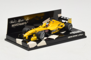 Jordan EJ14 Ford #18 N. Heidfeld Jordan Ford F1 Team Showcar 2004 Minichamps 1:43 400040088 Metaal — afbeelding 2 van 5
