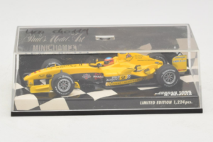 Jordan EJ14 Ford #18 N. Heidfeld Jordan Ford F1 Team Showcar 2004 Minichamps 1:43 400040088 Metaal — afbeelding 4 van 5
