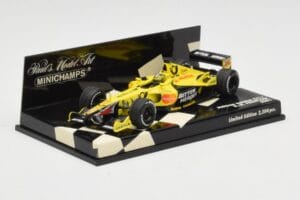 Jordan Honda EJ11 #7 H-H. Frentzen F1 2001 Minichamps 1:43 400010011 Metaal — afbeelding 2 van 5