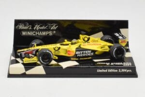 Jordan Honda EJ11 #7 H-H. Frentzen F1 2001 Minichamps 1:43 400010011 Metaal