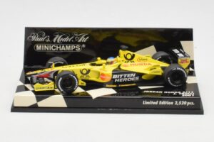 Jordan Honda EJ11 #11 J. Trulli F1 2001 Minichamps 1:43 400010012 Metaal