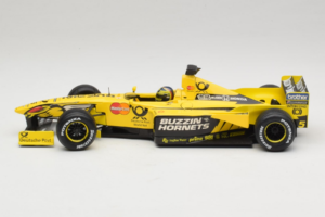 Jordan EJ10 H-H. Frentzen F1 Launch Edition 2000 Hot Wheels 1:18 29160 Metaal — afbeelding 3 van 6