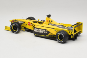 Jordan EJ10 H-H. Frentzen F1 Launch Edition 2000 Hot Wheels 1:18 29160 Metaal — afbeelding 5 van 6