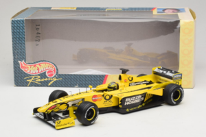 Jordan EJ10 H-H. Frentzen F1 Launch Edition 2000 Hot Wheels 1:18 29160 Metaal — afbeelding 6 van 6