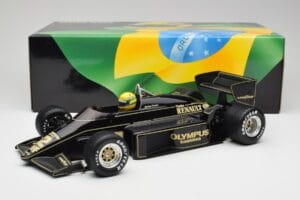 Lotus Renault 97T John Player Special #12 A. Senna Portuguese GP 1985 1st Victory Minichamps 1:12 540851292 Metaal — afbeelding 8 van 8