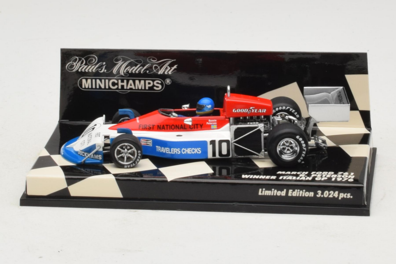 March 761 Ford R. Peterson Winner Italian GP 1976 Minichamps 1:43 430760010 Metaal