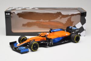McLaren MCL35M #3 D. Ricciardo Bahrain GP 2021 Minichamps 1:18 530211803 Metaal — afbeelding 7 van 7