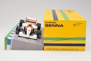 McLaren Ford MP4/8 #8 A. Senna Winner Australian GP 1993 Minichamps 1:18 543933838 Metaal — afbeelding 6 van 7