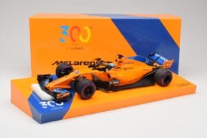 McLaren MCL33 #14 F. Alonso Canadian Grand Prix 300th Start 2018 Minichamps 1:18 533184014 Metaal — afbeelding 6 van 6