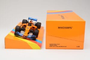 McLaren MCL33 Renault #14 F. Alonso Abu Dhabi GP 2018 Minichamps 1:18 533183914 Hars — afbeelding 6 van 7
