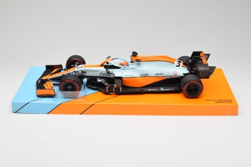 McLaren MCL35M #3 D. Ricciardo Monaco GP 2021 Minichamps 1:18 533212403 Metaal