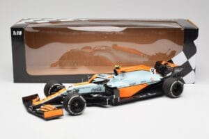 McLaren MCL35M #4 L. Norris Monaco GP 2021 Minichamps 1:18 530212404 Metaal — afbeelding 6 van 7