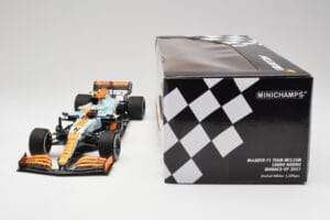McLaren MCL35M #4 L. Norris Monaco GP 2021 Minichamps 1:18 530212404 Metaal — afbeelding 7 van 7