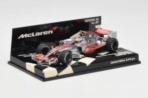 McLaren Mercedes MP4-23 #23 H. Kovalainen Showcar 2008 Minichamps 1:43 530084393 Metaal — afbeelding 2 van 5
