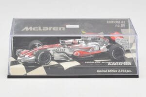 McLaren Mercedes MP4-23 #23 H. Kovalainen Showcar 2008 Minichamps 1:43 530084393 Metaal — afbeelding 5 van 5