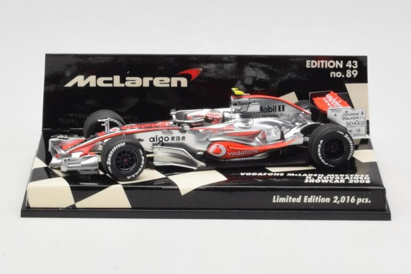 McLaren Mercedes MP4-23 #23 H. Kovalainen Showcar 2008 Minichamps 1:43 530084393 Metaal
