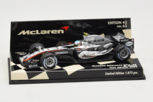 McLaren MP4-20 Mercedes A. Wurz F1 2005 Minichamps 1:43 530054355 Metaal