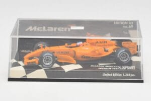 McLaren Mercedes MP4-20 G. Paffett Test Car 2006 Minichamps 1:43 530064395 Metaal — afbeelding 5 van 5