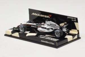 McLaren MP4-20 Mercedes #10 J.P. Montoya British GP Winner F1 2005 Minichamps 1:43 530054320 Metaal — afbeelding 3 van 5