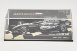 McLaren MP4-20 Mercedes #10 J.P. Montoya British GP Winner F1 2005 Minichamps 1:43 530054320 Metaal — afbeelding 4 van 5