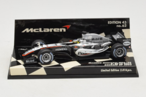 McLaren MP4-20 Mercedes P. de la Rosa F1 2005 Minichamps 1:43 530054315 Metaal